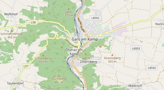 Ausflugsziel auf Karte