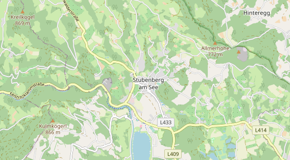 Destination d'excursion sur la carte