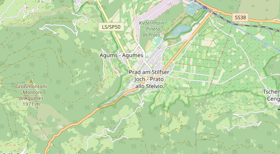 Destination d'excursion sur la carte