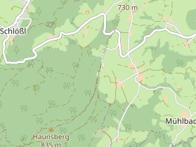 Destination d'excursion sur la carte