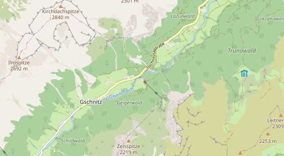 Ausflugsziel auf Karte