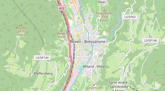 Ausflugsziel auf Karte