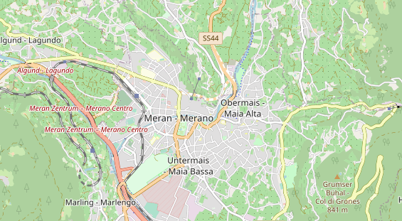 Ausflugsziel auf Karte