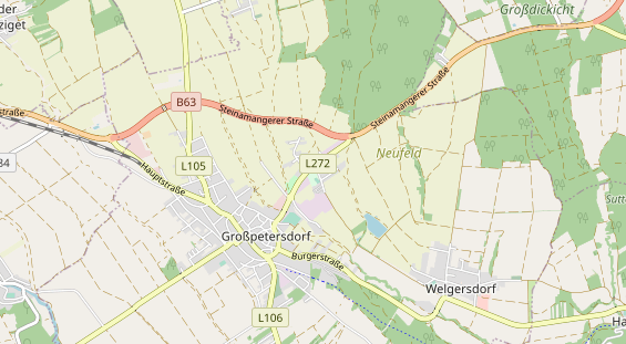 Excursiebestemming op kaart