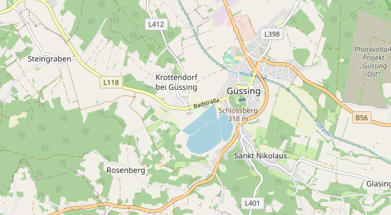 Ausflugsziel auf Karte