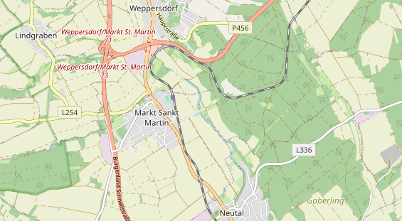 Destination d'excursion sur la carte