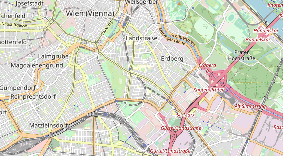 Destination d'excursion sur la carte