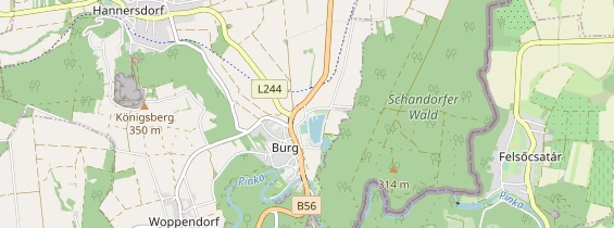 Destination on map