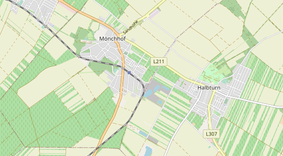 Excursiebestemming op kaart