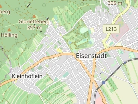 Destinazione dell'escursione sulla carta