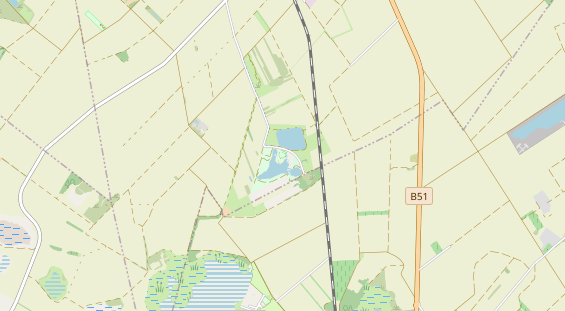 Excursiebestemming op kaart