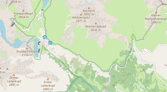 Ausflugsziel auf Karte