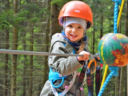 Ausflug mit Kindern - Themenschwerpunkt: Abenteuer - Österreich - Hamari Kletterpark Mönichkirchen