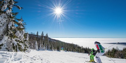 Ausflug mit Kindern - Haidmühle - Panorama Skifahren mit Blick bis in die Alpen - Skigebiet Hochficht - Skispaß für die ganze Familie