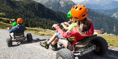 Ausflug mit Kindern - Dauer: halbtags - Tirol - ZirbenCart Fahrt am Hochzeiger im Pitztal - ZirbenPark Hochzeiger mit ZirbenCarts