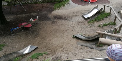 Ausflug mit Kindern - Kinderwagen: großteils geeignet - Großgmain - Spielplatz Franz-Josef-Kai