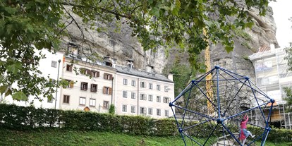 Ausflug mit Kindern - Kinderwagen: großteils geeignet - Schneizlreuth - Spielplatz Franz-Josef-Kai