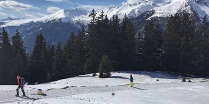 Ausflug mit Kindern - Alter der Kinder: über 10 Jahre - Trentino-Südtirol - Fast bei der Hütte angekommen und eine tolle Aussicht. - Uwaldalm in St. Magdalena