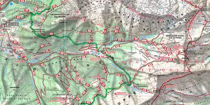 Ausflug mit Kindern - Preisniveau: günstig - Raas (Trentino-Südtirol) - Wanderkarte zur Kaserillalm - Kaserill Alm - Zans
