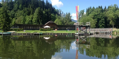 Trip with children - Themenschwerpunkt: Wasser - Salzburg - Die Moorbadeanstalt in Goldegg am See. - Moorbadeanstalt