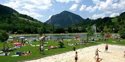 Ausflug mit Kindern - Ausflugsziel ist: ein Bad - Fischerndorf - Freizeitpark Pichl mit Beachvolleyballplatz und Badesee - Freizeitpark Pichl