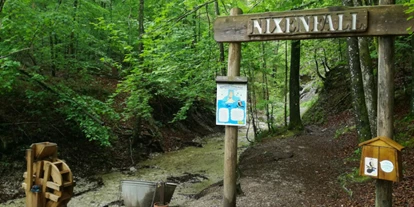 Ausflug mit Kindern - Schatten: überwiegend schattig - Berg im Attergau - Nixen-Fall