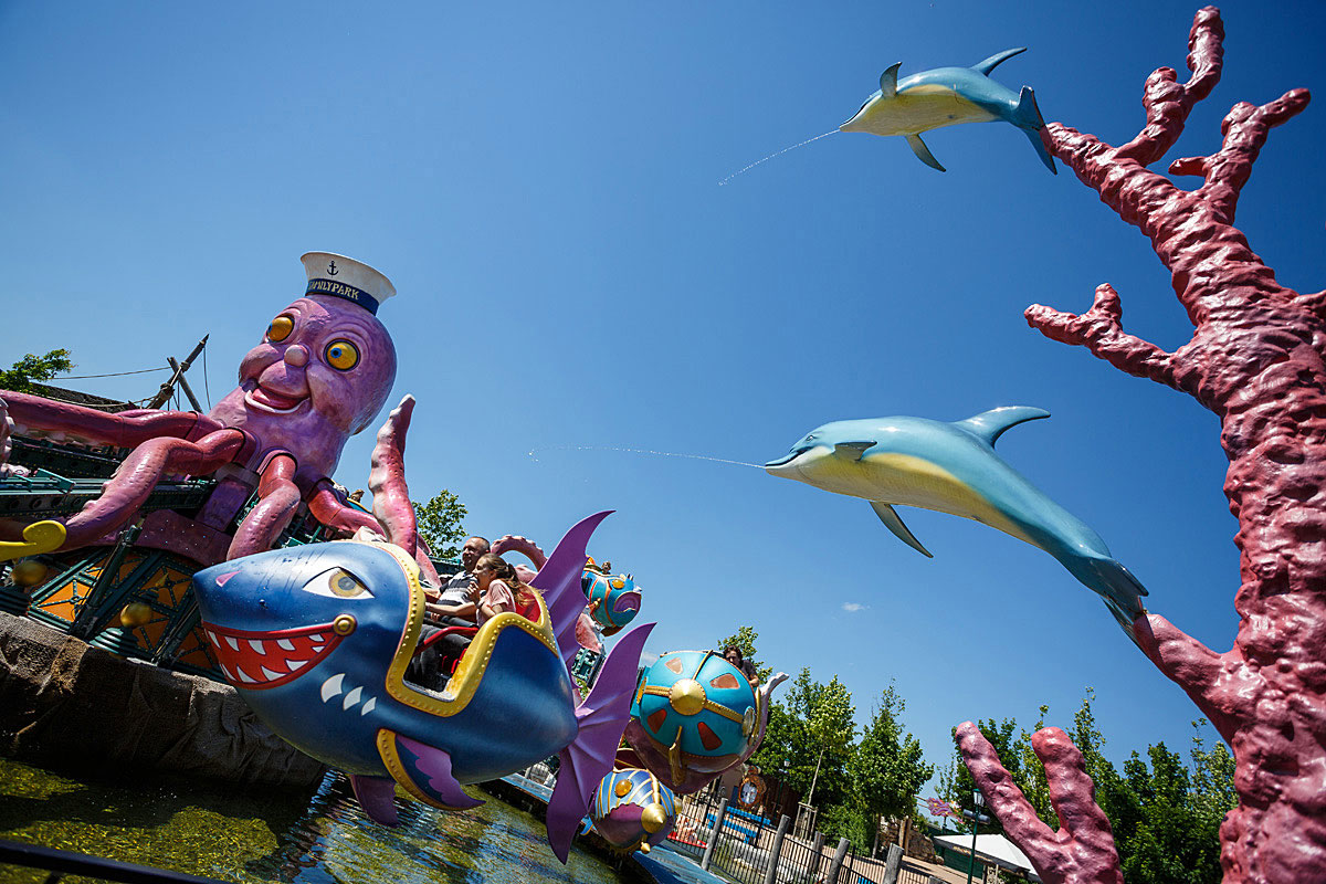Ausflug mit Kindern - Laxenburg - Fliegende Fische - Familypark