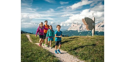 Ausflug mit Kindern - Dauer: halbtags - Italien - Familienwanderung am Pralongiá - Bioch – Arlara Plateau. - Leichte Wanderung am Pralongiá - Bioch – Arlara Plateau