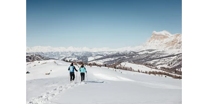 Trip with children - Abtei (Trentino-Südtirol) - Familienwanderung im Winter am Pralongiá - Bioch – Arlara Plateau. - Leichte Wanderung am Pralongiá - Bioch – Arlara Plateau