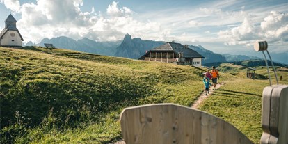Ausflug mit Kindern - Umgebungsschwerpunkt: Wald - Dolomiten - Leichte Wanderung am Pralongiá - Bioch – Arlara Plateau