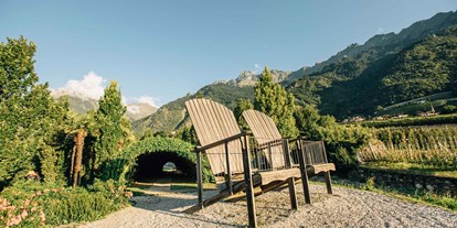 Ausflug mit Kindern - Witterung: Wind - Naturns, Südtirol - Trauttmansdorffer Thronsessel
