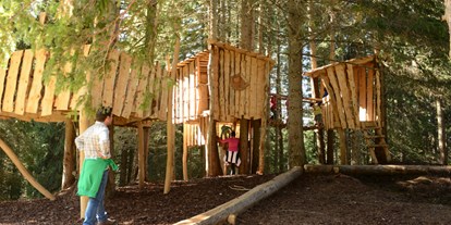 Ausflug mit Kindern - Ausflugsziel ist: ein Freizeitpark - Völs am Schlern - Naturerlebnisweg PanaRaida in Gröden/Val Gardena