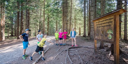 Ausflug mit Kindern - Witterung: Schönwetter - Feldthurns - Naturerlebnisweg PanaRaida in Gröden/Val Gardena