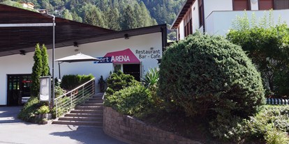 Ausflug mit Kindern - Umgebungsschwerpunkt: Land - Vent - Eingangsbereich zur SportArena Passeier - SportArena Passeier