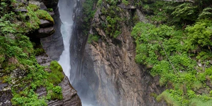 Trip with children - Alter der Kinder: Jugendliche - Tisens-Prissian - Symbolbild für Ausflugsziel Stieber Wasserfall in Moos (Trentino-Südtirol). - Stieber Wasserfall in Moos