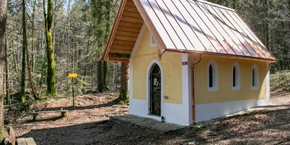 Ausflug mit Kindern - sehenswerter Ort: Kirche - Kleinberg (Nußdorf am Haunsberg) - Wanderung zur Theklakapelle 