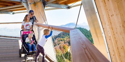 Ausflug mit Kindern - Ausflugsziel ist: ein Aussichtspunkt - Schörfling - Baumwipfelpfad Salzkammergut