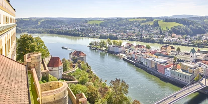 Ausflug mit Kindern - Ausflugsziel ist: eine Sehenswürdigkeit - Passau (Passau) - Blick auf Passau, Foto: Marcel Peda - Veste Oberhaus | Oberhausmuseum