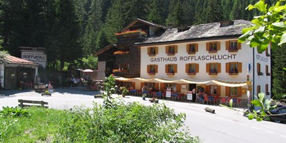 Ausflug mit Kindern - PLZ 7411 (Schweiz) - Gasthaus Rofflaschlucht - Rofflaschlucht
