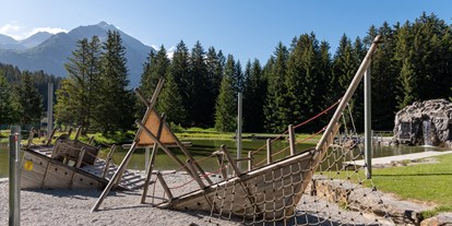 Ausflug mit Kindern - Themenschwerpunkt: Wasser - Graubünden - Kiosk Lido am Heidsee