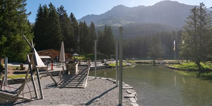 Ausflug mit Kindern - Ausflugsziel ist: ein Bad - Graubünden - Kiosk Lido am Heidsee