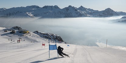Ausflug mit Kindern - St. Moritz - Skigebiet Corviglia St. Moritz