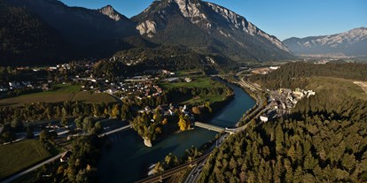 Ausflug mit Kindern - Umgebungsschwerpunkt: Fluss - Zusammenfluss Vorder- und Hinterrhein - Reichenau - Zusammenfluss Vorder- und Hinterrhein