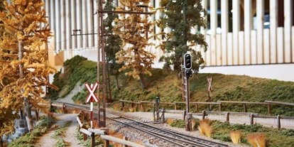 Ausflug mit Kindern - Champfèr - Modellbahn-Werkstatt im Bahnmuseum Albula