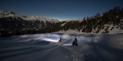 Ausflug mit Kindern - Scuol - Abendschlitteln jeden Donnertag - Skigebiet Scuol Motta Naluns