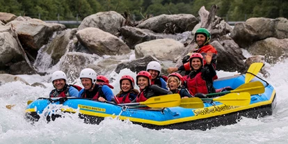 Trip with children - Graubünden - Rafting Vorderrhein ab Ilanz