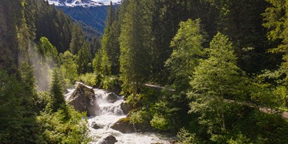 Ausflug mit Kindern - Ausflugsziel ist: eine Wanderung - Nüziders - Die "wilde Litz" im Silbertal im Montafon - Der Sagenwanderweg (Sagenweg) vom Kristberg ins Silbertal