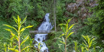 Ausflug mit Kindern - barrierefrei - Faschina - Der "Teufelsbach-Wasserfall" im Silbertal im Montafon - Der Sagenwanderweg (Sagenweg) vom Kristberg ins Silbertal