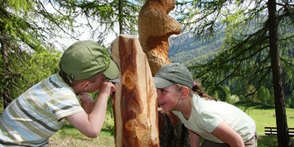 Ausflug mit Kindern - Burgeis - Spannende Entdeckungen rund um den Bären für gross und klein - Bärenthemenweg Fuldera - Valchava