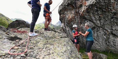 Ausflug mit Kindern - Gaschurn - Kletterpark - © Mario Curti - Family Kletter- und Boulderpark auf der Alp Trida